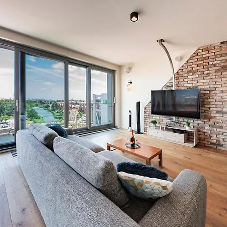 Penthouse Comfort Granaria Lägenhet Gdańsk