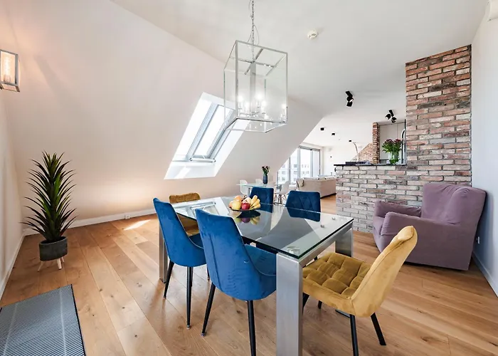 Lägenhet Penthouse Comfort Granaria Gdańsk